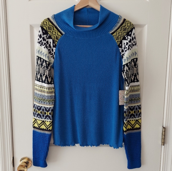 Free People Sweaters - NWT Free People Prism Swit Sweater Size Medium